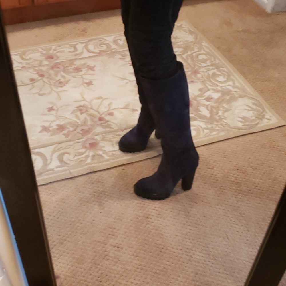 Frankie segal made in Italy suede boots size 36‎